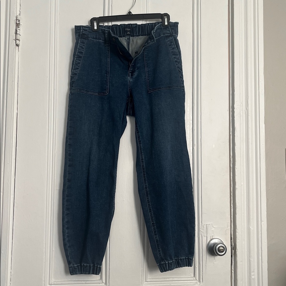 J.Crew Soft Elastic Waistband Mid-rise jeans